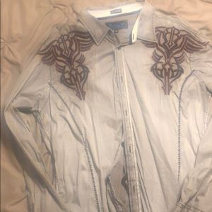 Buckle Roar  brand long sleeve button up